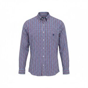 Chaps by Ralph Lauren Men's Red Blue Plaid Button-Down Long Sleeve Shirt size XL